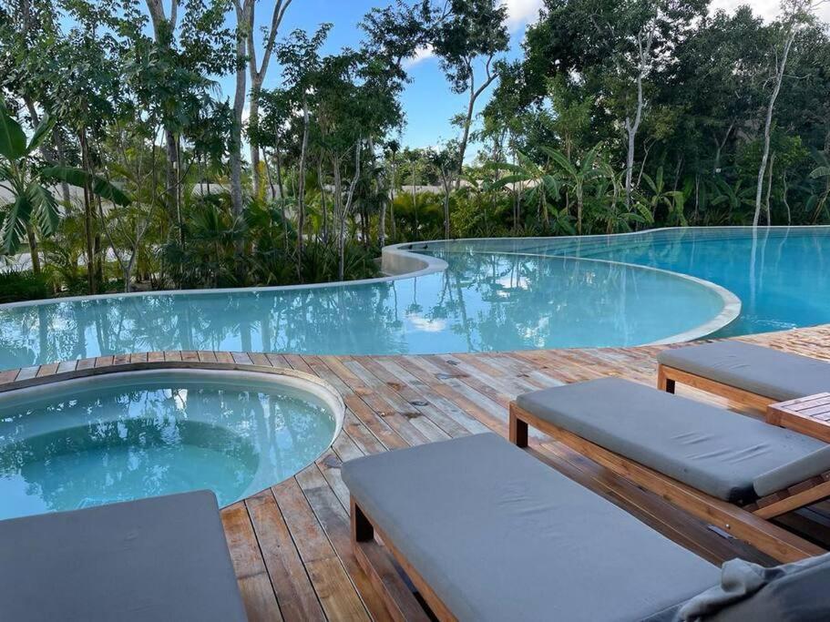 Apartmán Loft En Aldea Zama Tulum Exteriér fotografie